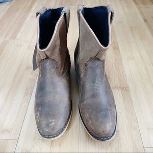Santa Fe Boot Co. Genuine Leather Short Cowboy Boots